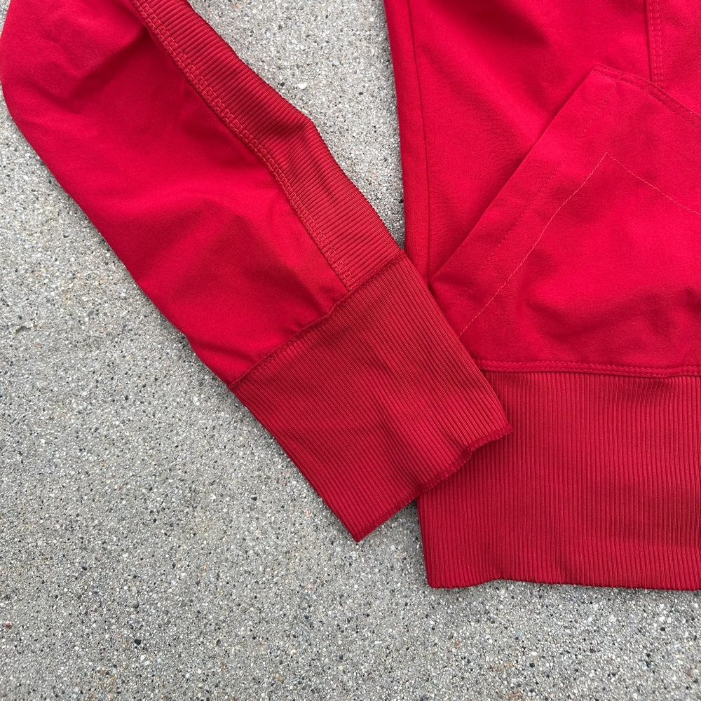 Red Nike Zip-Up Jacket Women Size Small - Picture 3 of 9